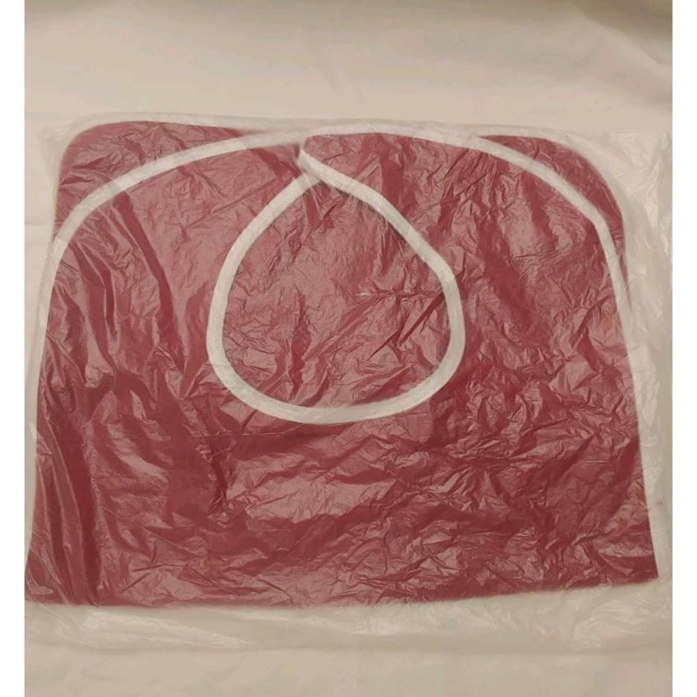 H.R.ย CottonโUSAโUnisexโRedโTerryโAdultโBib